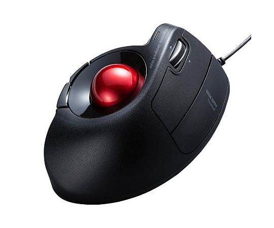 サンワサプライ 有線マウス(IRLED/エルゴトラックボール) EA764AA-167 1個(ご注文単位1個)【直送品】