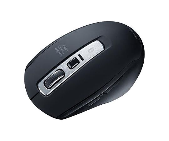 アズワン [単3x1本] ワイヤレスマウス(BlueLED/静音/黒) EA764AA-190 1個(ご注文単位1個)【直送品】