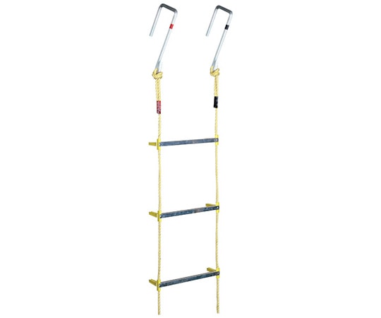 八ツ矢工業 アルミ縄はしごMSカギ付 8m 120501 1個（ご注文単位1個）【直送品】