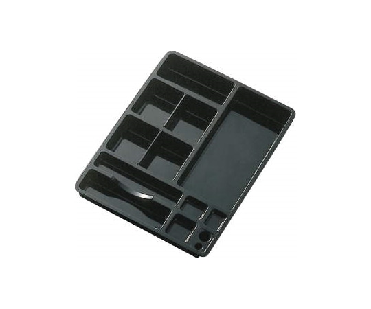 ライオン事務器 デスクイントレー ブラック CS-58 1個(ご注文単位1個)【直送品】