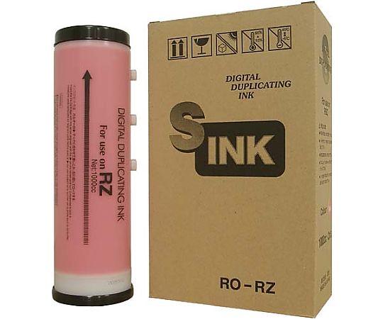 フリカ 汎用インク Zタイプ/REインクZ 赤用(2個入) RO-RZアカ 1箱(ご注文単位1箱)【直送品】