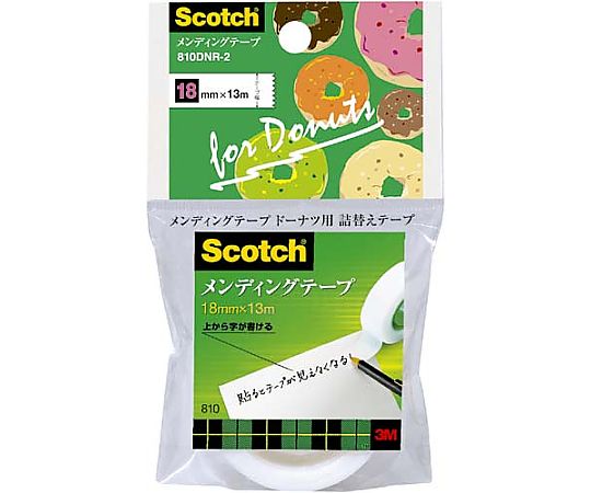 スリーエム メンディングテープドーナツ用詰替 18mm幅 810DNR-2 1個(ご注文単位1個)【直送品】