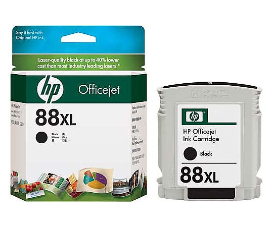 ヒューレット・パッカード 純正インク HP88(C9396A)ブラック C9396A 1個(ご注文単位1個)【直送品】