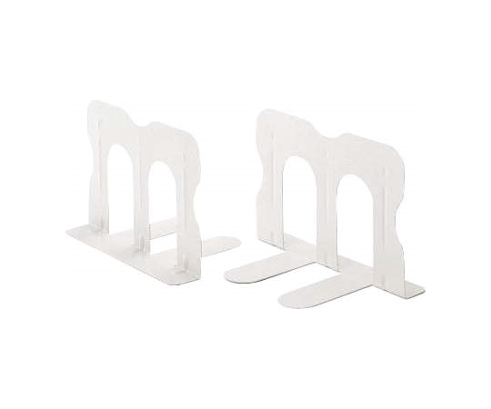 ライオン事務器 ブックエンド ライトグレー No.27 1組(ご注文単位1組)【直送品】