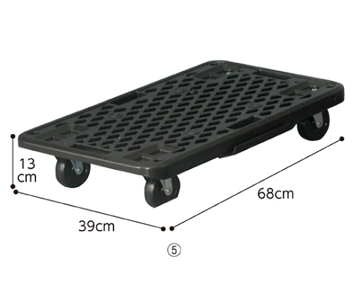 ストア・エキスプレス カラーキャリー ブラック 61-364-10-5 1台（ご注文単位1台）【直送品】