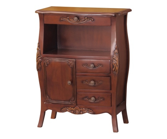 クロシオ コモ ファックス台 ブラウン 28575 1台（ご注文単位1台）【直送品】