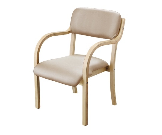 歯愛メディカル スタッキングチェア 肘掛付き TB1061 PVC ベージュ  1脚（ご注文単位1脚）【直送品】