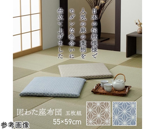 アズワン 錦 固綿 ベージュ 55×59cm 5枚セット 1240870022408 1セット（ご注文単位1セット）【直送品】