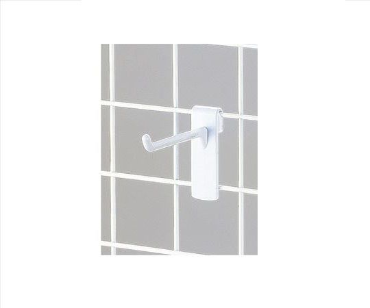 ストア・エキスプレス 樹脂製ネットスタンド用フック 白 L5cm 1セット(10本入) 61-127-8-5 1セット（ご注文単位1セット）【直送品】