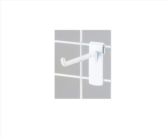 ストア・エキスプレス 樹脂製ネットスタンド用フック 白 L8cm 1セット(10本入) 61-127-8-7 1セット（ご注文単位1セット）【直送品】