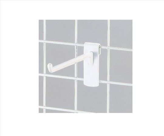 ストア・エキスプレス 樹脂製ネットフック 白 L11cm 1セット(10本入) 61-131-7-3 1セット（ご注文単位1セット）【直送品】