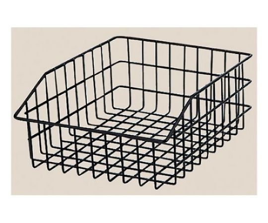 ストア・エキスプレス ネットカゴ ワイドタイプ W28cm 黒 61-121-18-2 1個（ご注文単位1個）【直送品】