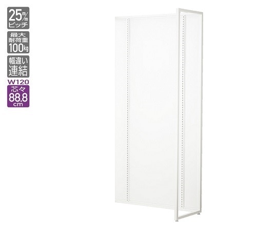 ストア・エキスプレス UR壁面タイプ W120×H210cm 【連結 】【ブラック枠×ホワイトパネル】 61-14-4-3 1台（ご注文単位1台）【直送品】