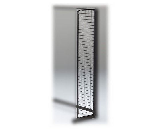 ストア・エキスプレス BR50片面用サイドネット ブラック 本体 H135cm用 61-22-10-1 1台（ご注文単位1台）【直送品】