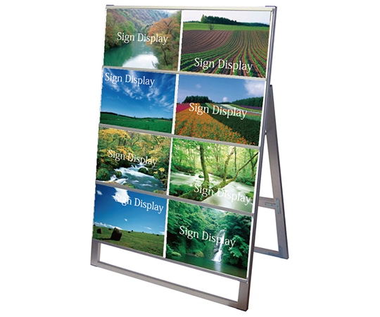 常磐精工 カードケーススタンド看板 A3横 8片面 CCSK-A3Y8K 1台（ご注文単位1台）【直送品】