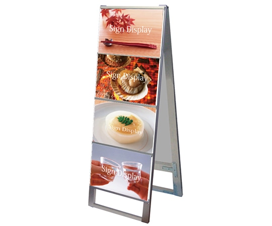 常磐精工 カードケーススタンド看板 A3横 8両面 CCSK-A3Y8R 1台（ご注文単位1台）【直送品】