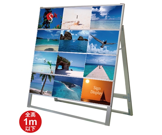 常磐精工 カードケーススタンド看板 A4横 12片面 CCSK-A4Y12K 1台（ご注文単位1台）【直送品】