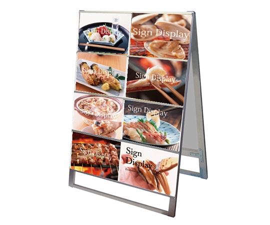 常磐精工 カードケーススタンド看板 B4横 16両面 CCSK-B4Y16R 1台（ご注文単位1台）【直送品】