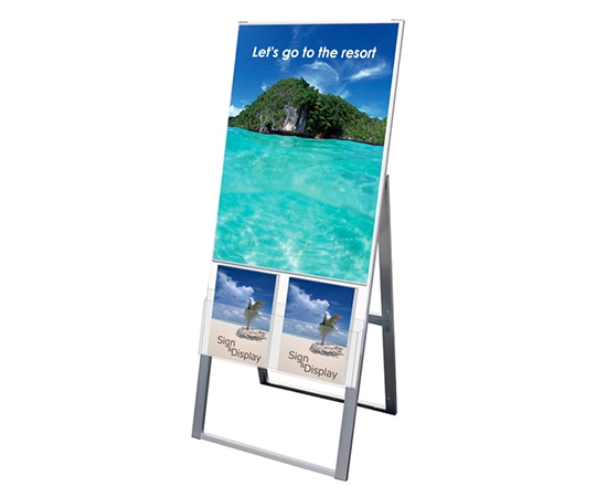 常磐精工 カタログケーススタンド看板 Uタイプ A1片面 KCSKU-A1K 1台（ご注文単位1台）【直送品】