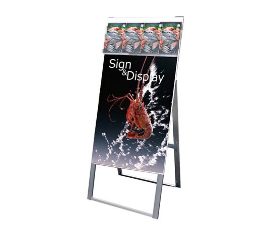 常磐精工 パンフレットケーススタンド看板 Dタイプ A1片面 PCSKD-A1K 1台（ご注文単位1台）【直送品】