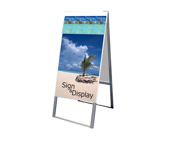 常磐精工 パンフレットケーススタンド看板 Dタイプ A1両面 PCSKD-A1R 1台（ご注文単位1台）【直送品】