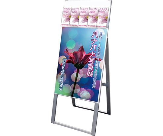 常磐精工 パンフレットケーススタンド看板 Dタイプ B2片面 PCSKD-B2K 1台（ご注文単位1台）【直送品】