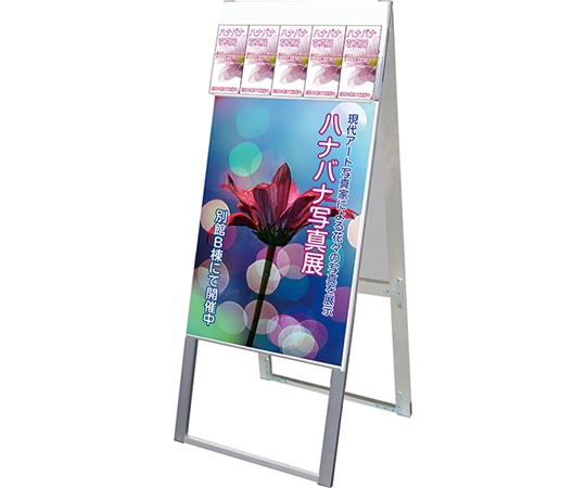 常磐精工 パンフレットケーススタンド看板 Dタイプ B2両面 PCSKD-B2R 1台（ご注文単位1台）【直送品】