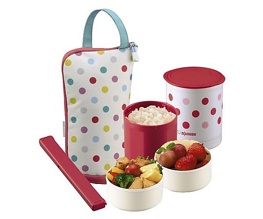 エスコ 240+190+190ml ランチジャー EA763AV-16B 1個(ご注文単位1個)【直送品】