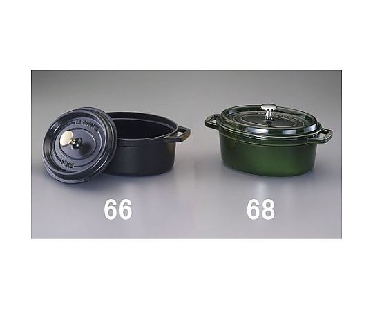 エスコ 230mm/2.35L 両手鍋(ブラック) EA913VM-66 1個(ご注文単位1個)【直送品】