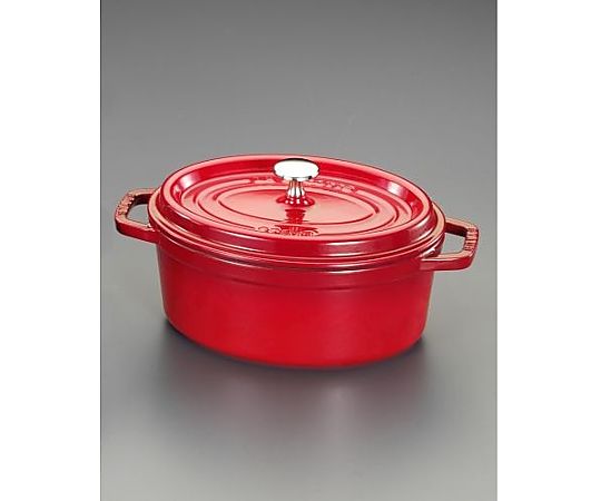 エスコ 230mm/ 2.3L 両手鍋(レッド) EA913VM-68A 1個(ご注文単位1個)【直送品】