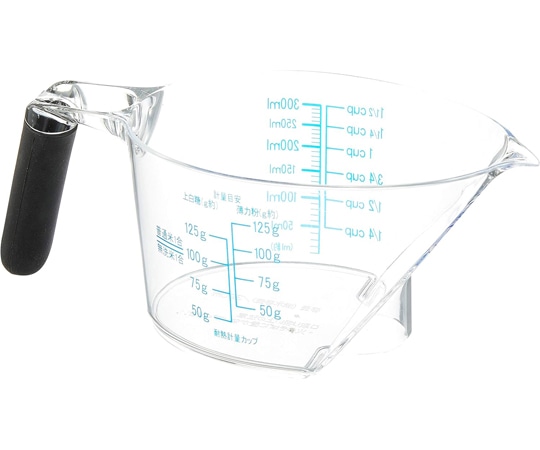 パール金属 ナチュラル ユニバーサルメジャーカップ 300mL ブラック C534 1個(ご注文単位1個)【直送品】