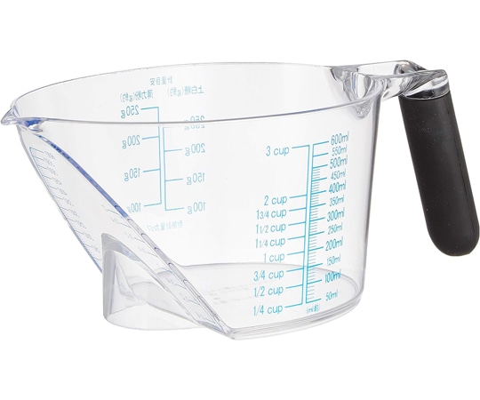 パール金属 ナチュラル ユニバーサルメジャーカップ 600mL ブラック C535 1個(ご注文単位1個)【直送品】