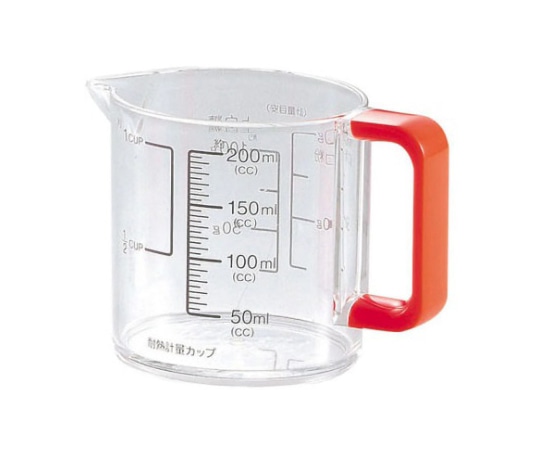 パール金属 Colors 耐熱計量カップ 200mL オレンジ C1387 1個(ご注文単位1個)【直送品】