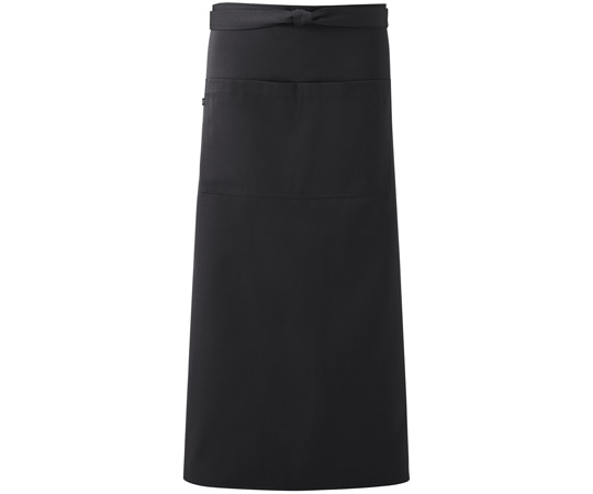 興栄繊商 ギャルソンロングソムリエ ブラック フリー GL75 1枚(ご注文単位1枚)【直送品】