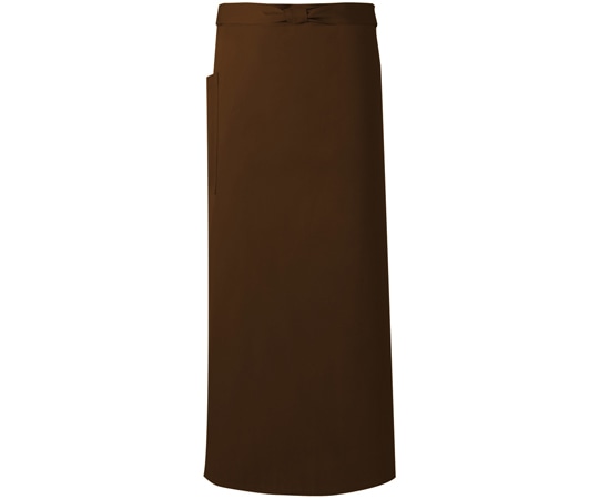 興栄繊商 ロングソムリエ ダークブラウン フリー ET500 1枚(ご注文単位1枚)【直送品】