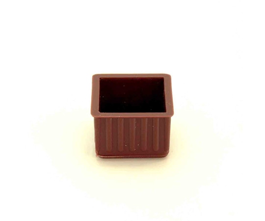 和気産業 イスキャップ 角脚用 茶 対象脚サイズ31mm BC-203 1個(ご注文単位1個)【直送品】