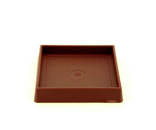 和気産業 イスゴム 平置 角型 茶 対象脚サイズ80mm GK-346 1個(ご注文単位1個)【直送品】