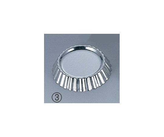 アズワン ブリキマドレーヌ型 ③深型  1個(ご注文単位1個)【直送品】