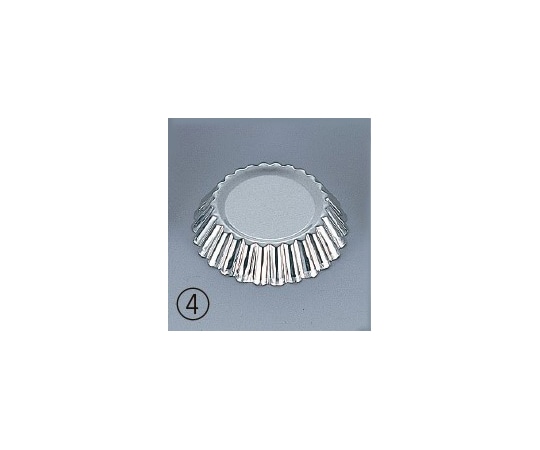 アズワン ブリキマドレーヌ型 ④U型  1個(ご注文単位1個)【直送品】