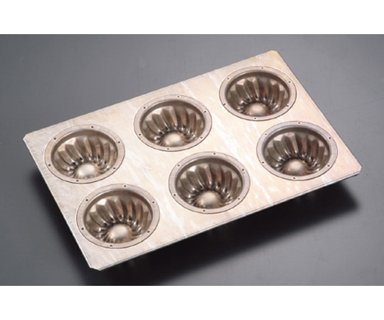 千代田金属工業 シリコン加工 ミニクグロフ型 6ヶ付 1個(ご注文単位1個)【直送品】