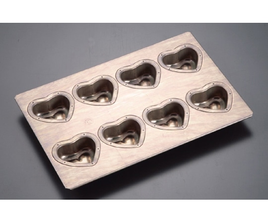 千代田金属工業 シリコン加工 ハート型 8ヶ付 1個(ご注文単位1個)【直送品】