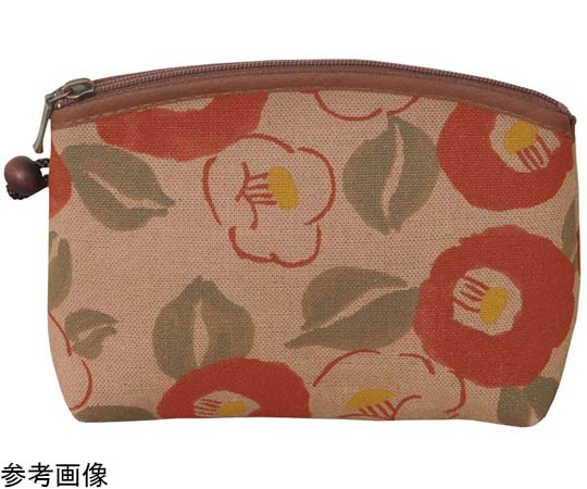 ヤマコー 柿渋染 アーチポーチ 椿 #88203 1個(ご注文単位1個)【直送品】