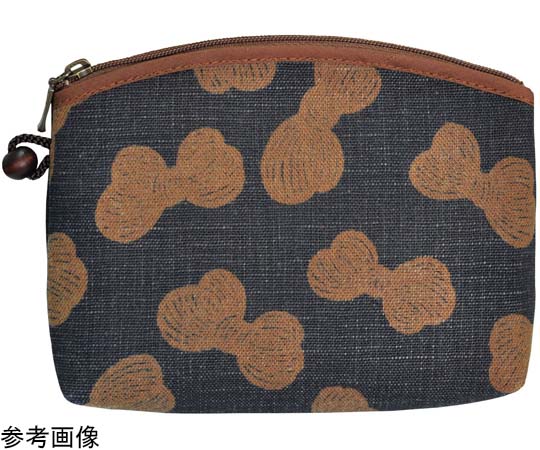 ヤマコー 藍渋染 アーチポーチ 糸巻き #88810 1個(ご注文単位1個)【直送品】