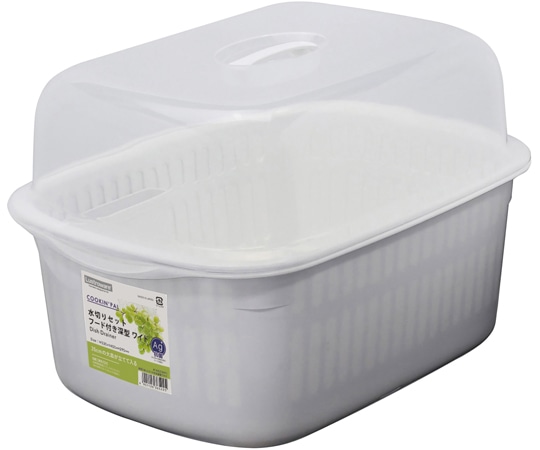 岩崎工業 クッキンパルシリーズ 水切りセットフード付深型ワイド WH 1ケース(1個×10小箱入)  1ケース（ご注文単位1ケース）【直送品】