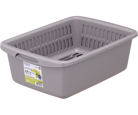 岩崎工業 クッキンパルシリーズ 水切りセット(M) BG 1ケース(1個×18小箱入)  1ケース（ご注文単位1ケース）【直送品】