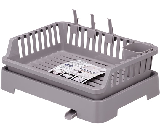 岩崎工業 クッキンパルシリーズ ディッシュドレイナー排水ノズル付き BG 1ケース(1個×6小箱入)  1ケース（ご注文単位1ケース）【直送品】