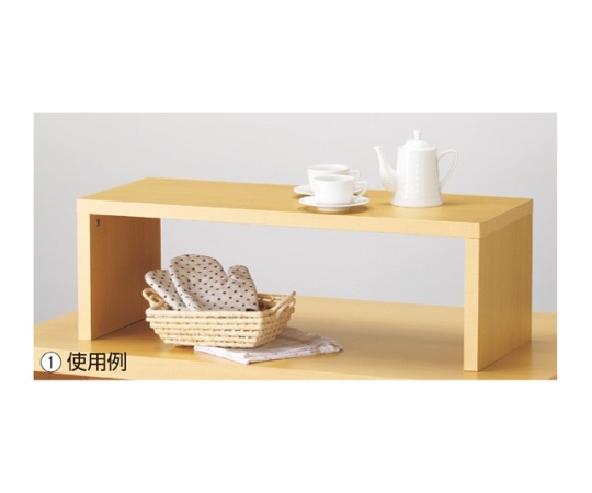 ストア・エキスプレス 木製ローテーブル W90cm エクリュ 61-84-11-1 1台（ご注文単位1台）【直送品】