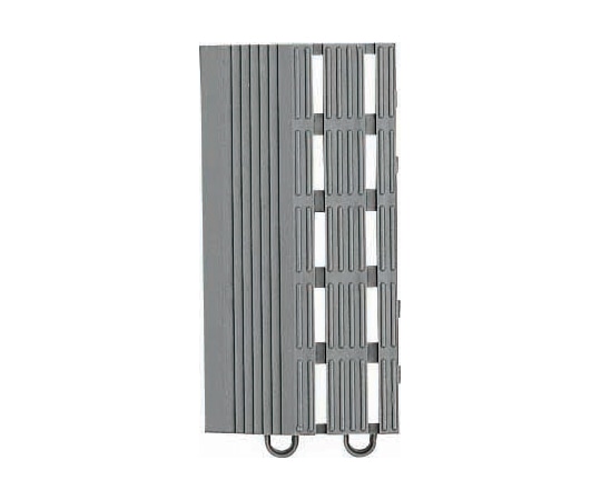 山崎産業(コンドル) エバック ブラシハードマット(共通縁駒O)グレー F-114-FO-GR 1枚(ご注文単位1枚)【直送品】