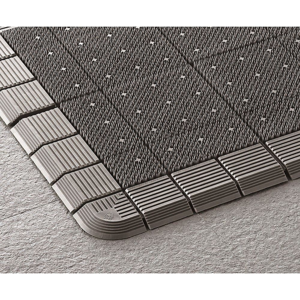 山崎産業(コンドル) エバック ハイローリングマットDX #15(グレー) F-121-15-GR 1枚(ご注文単位1枚)【直送品】