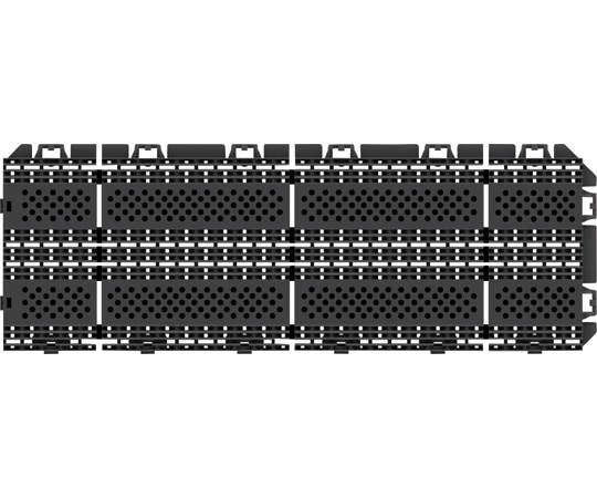 山崎産業(コンドル) 樹脂システムマット ブラシライン450 DGR(ダークグレー) F-225-6-DGR 1枚(ご注文単位1枚)【直送品】